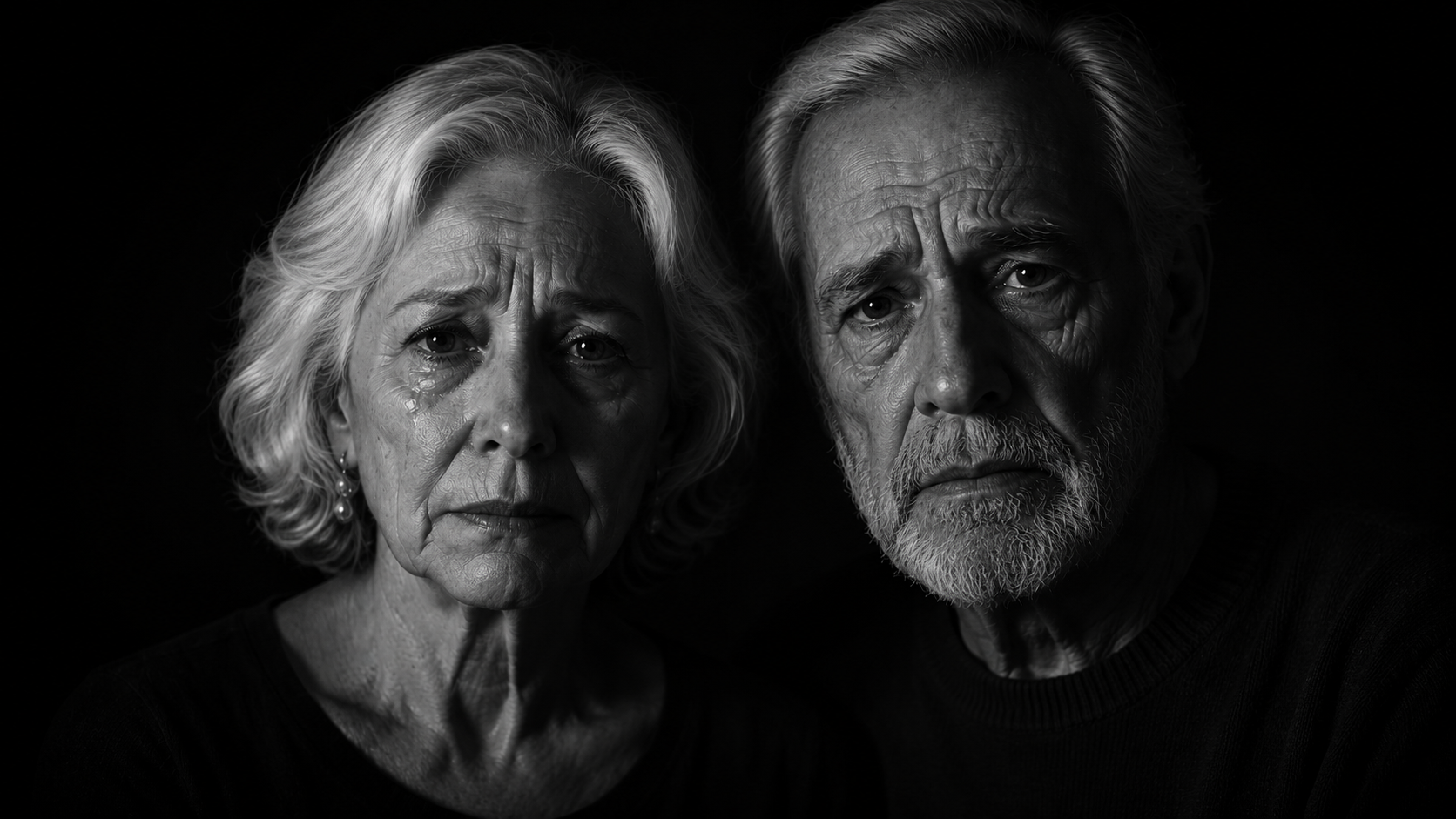 Elderly white couple devastated after losing their life savings to an online scam